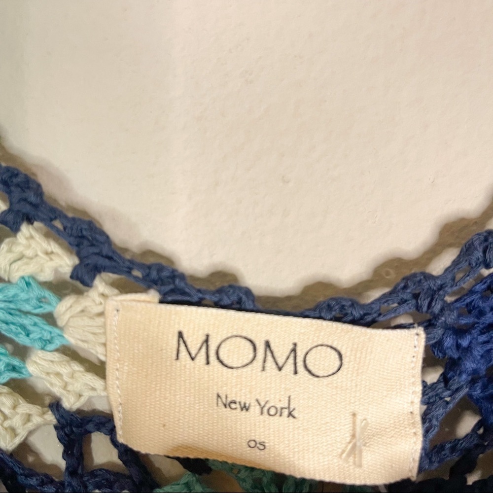 MOMO New York | Boho Crochet Tassel Fringe Swim Cover Dress One Size - Picture 4 of 6